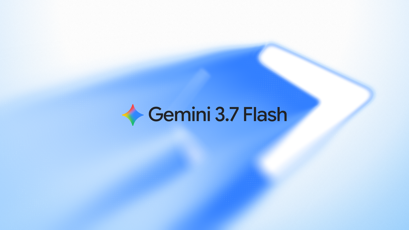 Visuel officiel de l'annonce de Gemini 3.7 Flash par Google