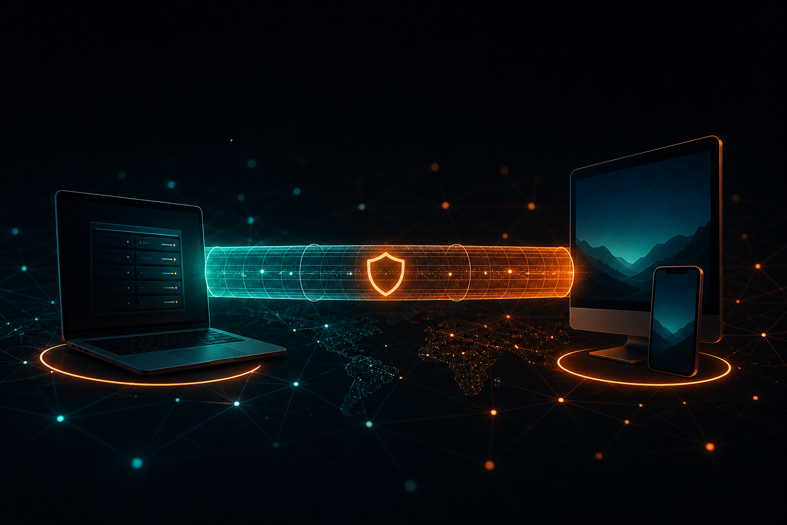 Schéma éditorial illustrant : WireGuard Easy 15.4, un VPN maison protégé par OAuth