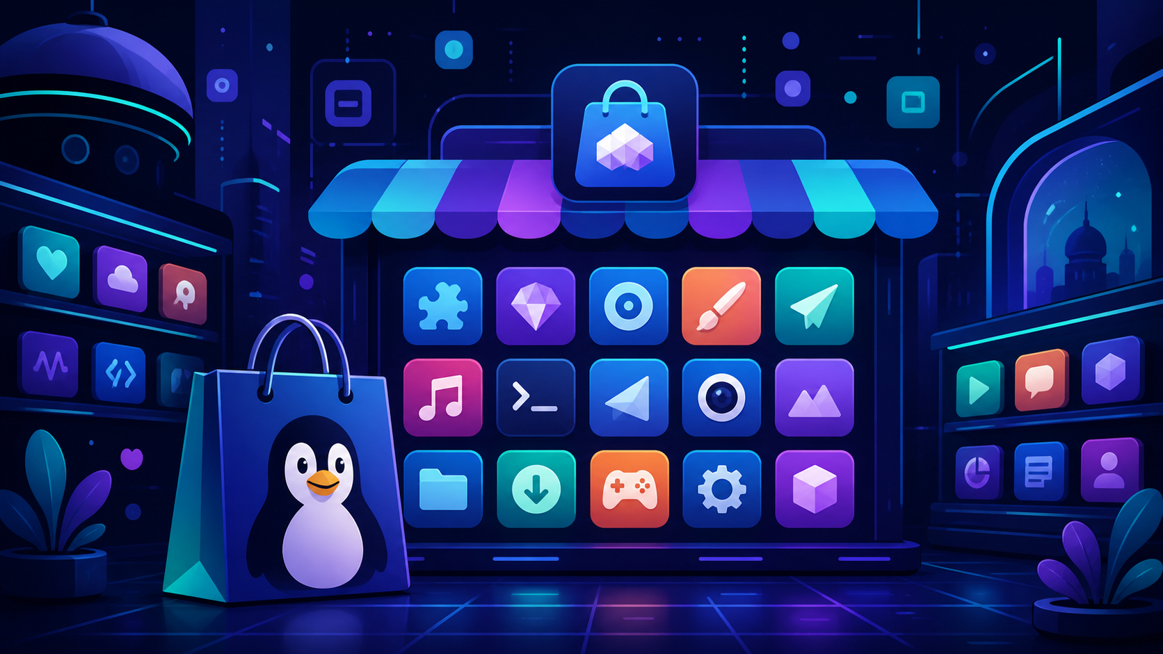 Illustration de couverture pour l'article bazaar-boutique-apps-gnome