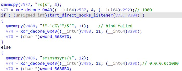 Schéma du mode relais SOCKS5 d’Evooo1Bot : la machine infectée sert de point de passage pour le trafic de l’attaquant.