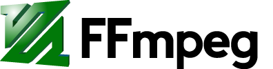 Le logo officiel du projet FFmpeg, l’outil open source de conversion multimédia qui vient d’accélérer son encodage H.265 sur GPU.