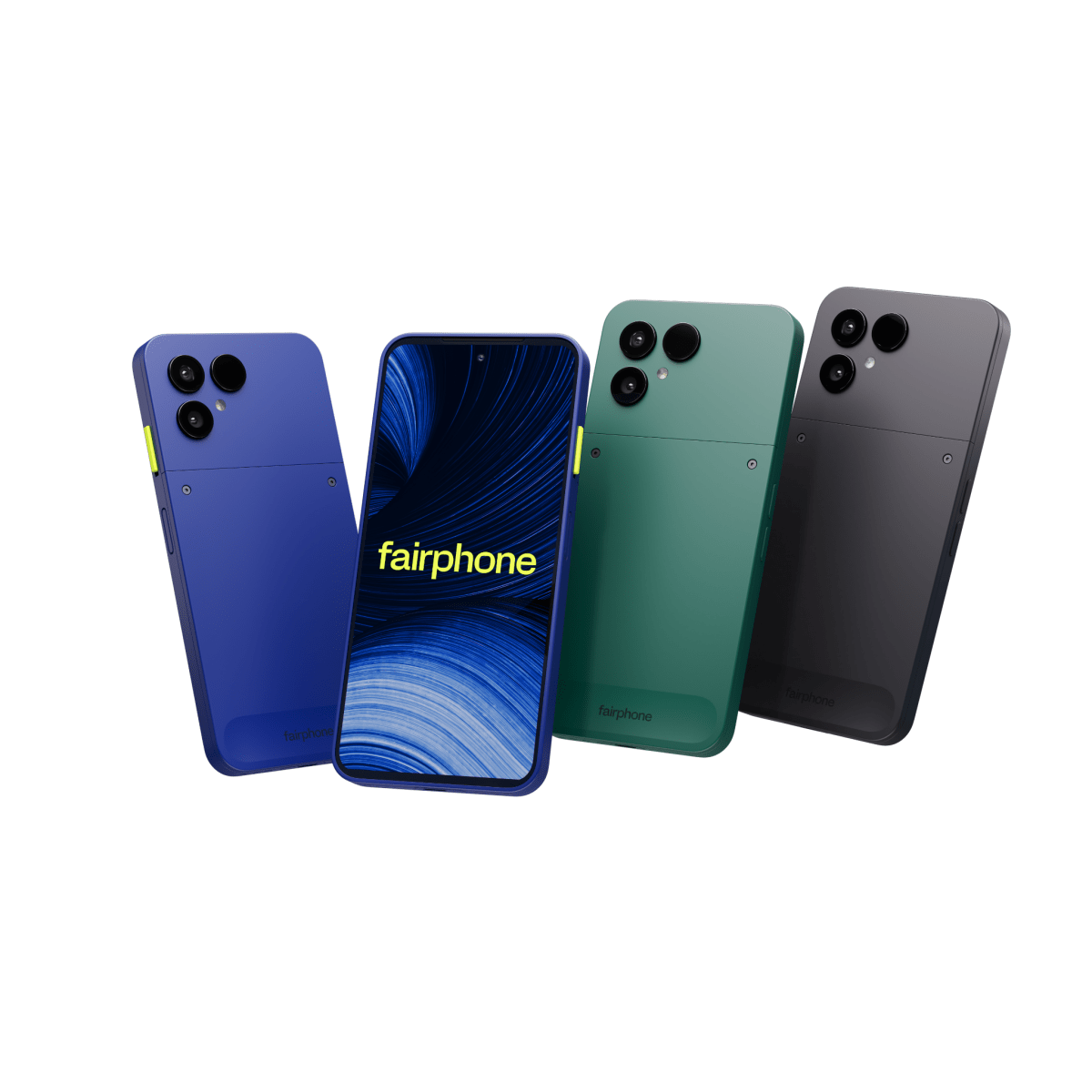 Visuel de presse du smartphone Fairphone 6+, vendu pour la première fois directement aux États-Unis.