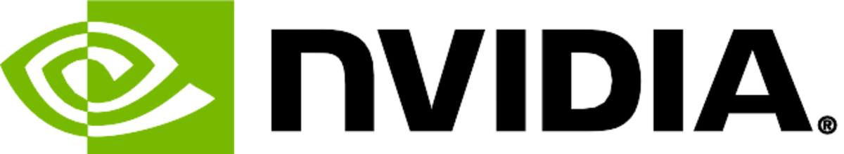 Le logo de Nvidia, qui a révélé détenir près de 21 milliards de dollars d'actions SpaceX.