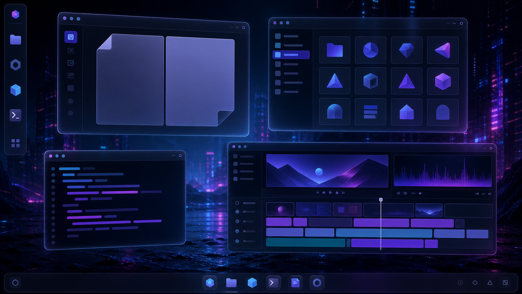 Illustration des applications de la suite KDE Gear 26.08