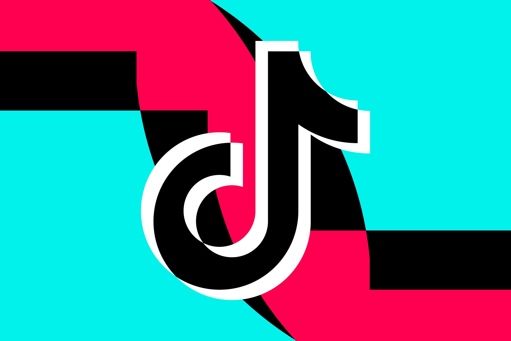 Logo de TikTok, plateforme de vidéos courtes.