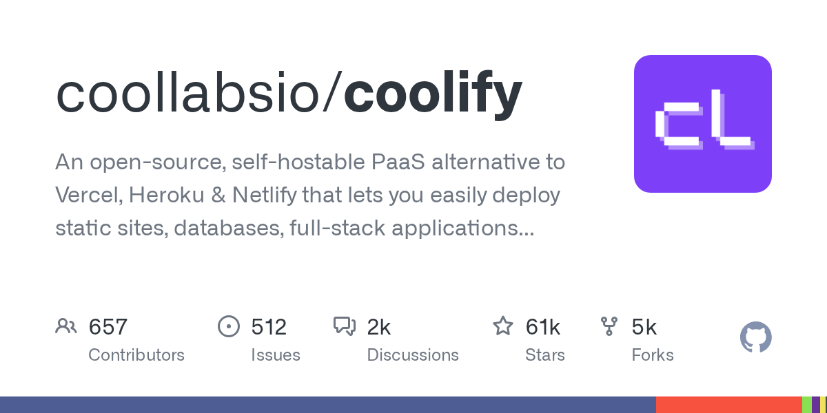 Interface Coolify v4.3.10 montrant la configuration SMTP et OIDC