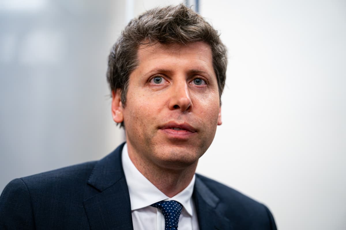 Sam Altman, PDG d'OpenAI, au Capitole à Washington