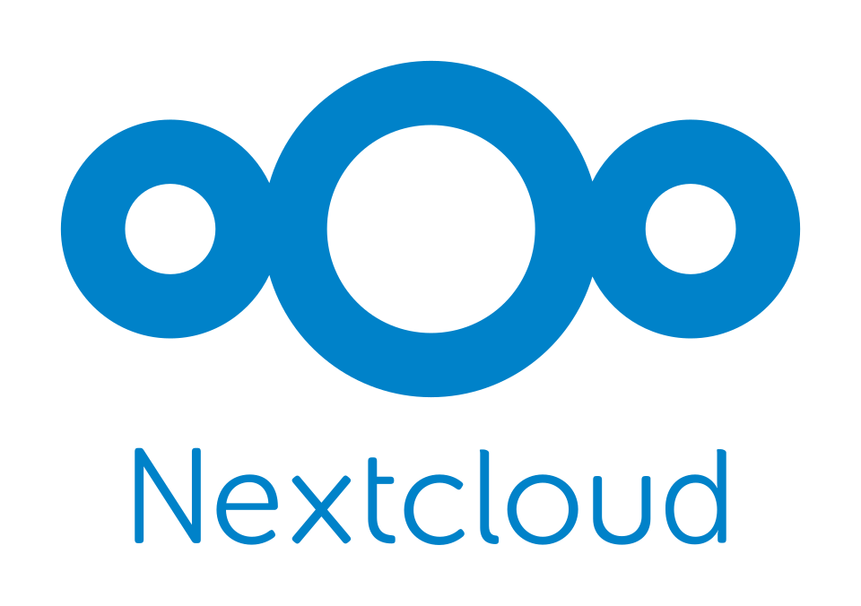 Logo officiel de Nextcloud, le logiciel open source de cloud privé