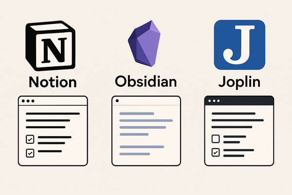 Notion, Obsidian ou Joplin : quel outil de prise de notes te convient vraiment ?