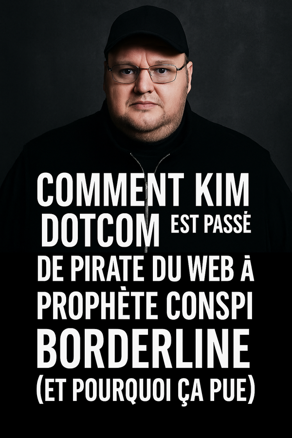 Comment Kim Dotcom est passé de pirate du web à prophète conspi borderline